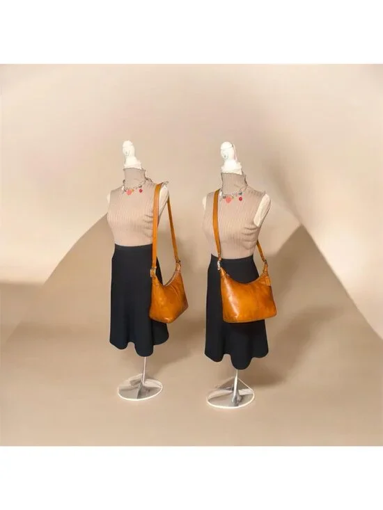 VTG Coach Legacy Convertible Bag 9566 Burnished Tan Leather Nickel Y2K 2003 Boho - Picture 3 of 10